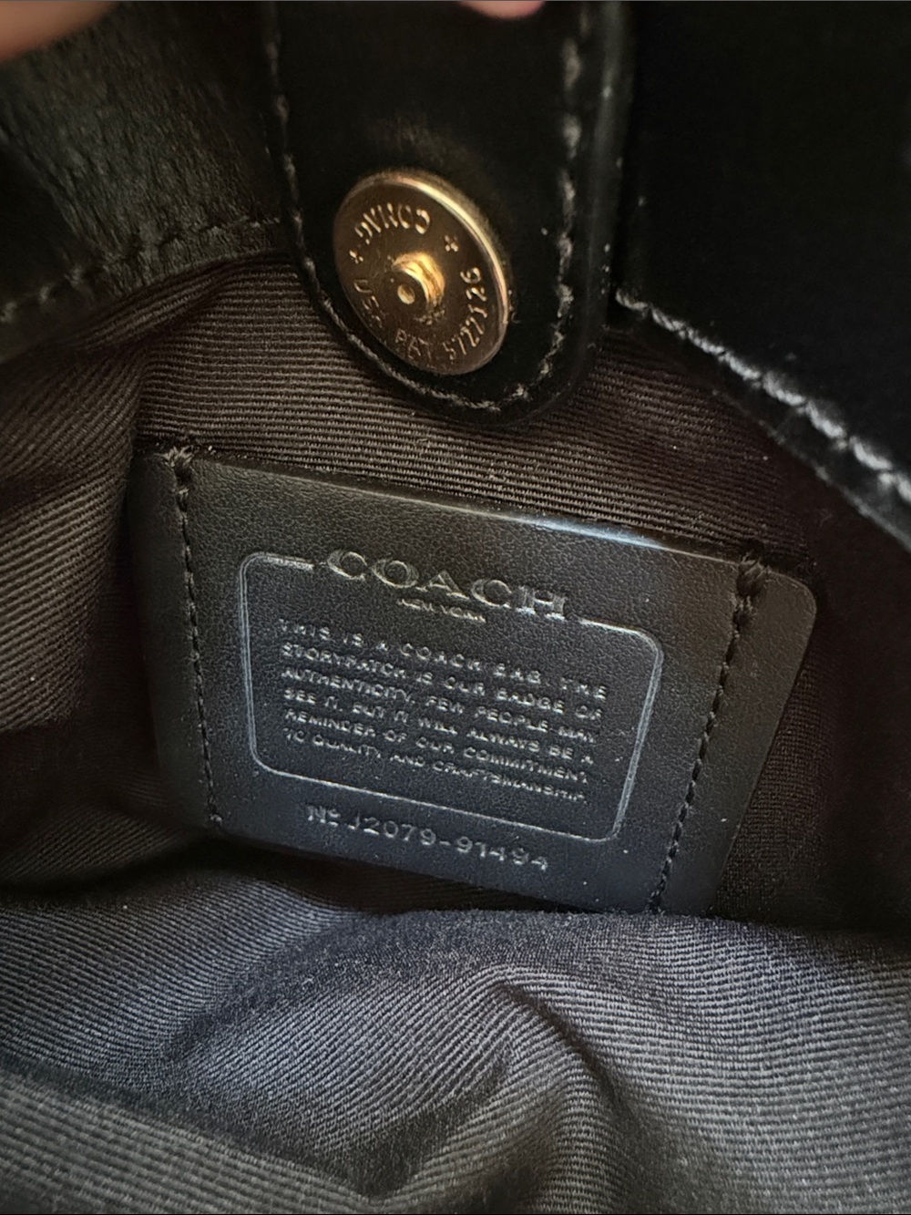 Coach Brown and Black Crossbody Bag - Picture 8 of 8